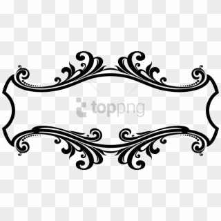 Free Png Download Decorative Png Png Images Background - Border Design Png Black And White Clipart