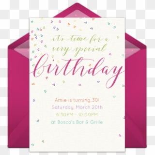 This Confetti-inspired Free Party Invitation Design - Party Clipart