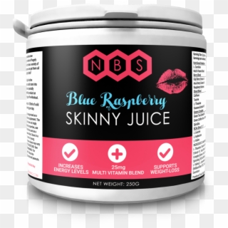Skinny Juice Blue Raspberry - Cosmetics Clipart