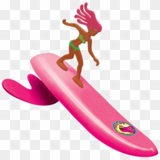 Learned To Surf At “the Park” In Real, Quezon - Surfer Dudes Wave Powered Mini-surfer And Surfboard Clipart