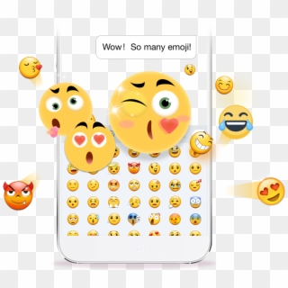 Thousands Of Funny Emojis Make The Conversation More - Cartoon Clipart