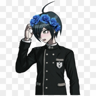 “can I Ask For A Flower Crown Edits Of Shuichi And - Shuichi Saihara Sprites Hat Clipart