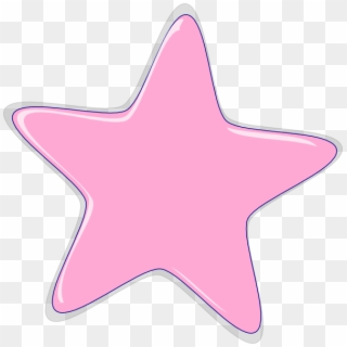 Clip Arts Related To - Pink Star Clipart - Png Download