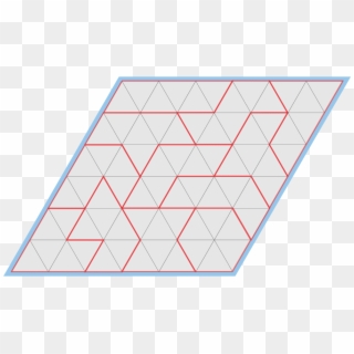 Next To That Tiling Is The Unique Red Tiling Also Indicated - Triangle Clipart