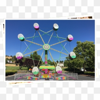 Drawn Ferris Wheel Cart - Amusement Ride Clipart
