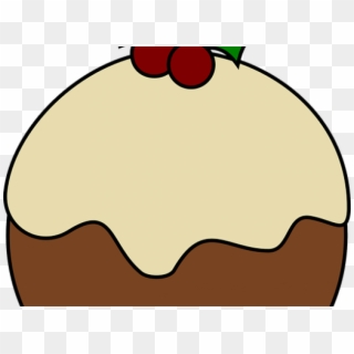 Cartoon Christmas Holly - Clipart Christmas Pudding - Png Download