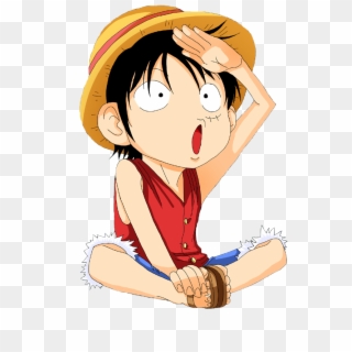 Luffy Transparent Gambar - One Piece Luffy Chibi Png Clipart