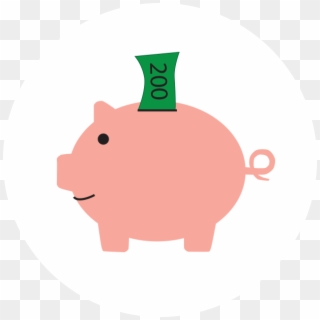 Piggy Bank Icon Clipart