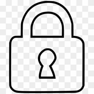 Drawing File Lock - Lock Picture Drawing Clipart