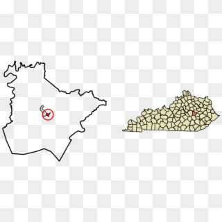 Ravenna, Kentucky - Map Of Kentucky Clipart