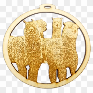 Herd Of Alpacas Ornament - Llama Clipart