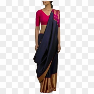Appealing Blue Colored Soft Silk Printed Designer Sarees - Gown Clipart