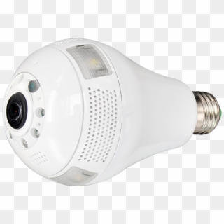 T360swf 960p Panoramic Fisheye Ip Light Bulb Hidden - Compact Fluorescent Lamp Clipart
