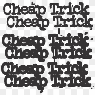 Cheap Trick Band Logo Clipart