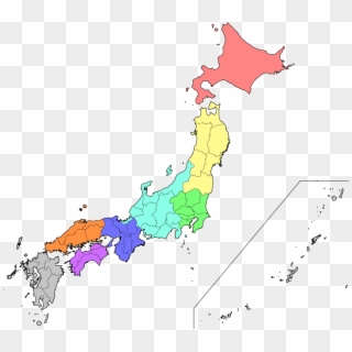 Japan Map No Labels Clipart