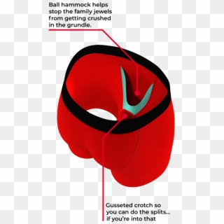 The Red Dong Effect , Png Download - Ball Hammock Boxers Clipart