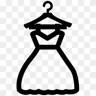 On A Hanger Png - Kleid Icon Transparent Clipart