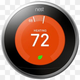 Nest 3rd Generation Learning Thermostat - Nest Thermostat Saving Energy Clipart