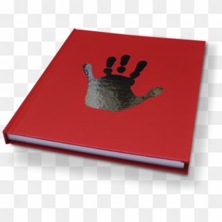 Foil Blocked Personalised Handprint Notebook - Illustration Clipart