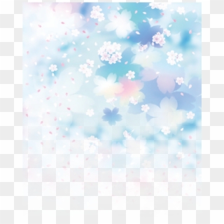 Patterns Png Transparent Transparent Background - Blue Flowers Background Stock Clipart