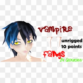 Fangs Vampire Png - Mmd Fangs Dl Clipart