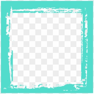 Green Grunge Frame Art - Blank Picture Frame Png Clipart
