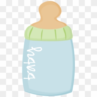 Baby Bottle Clip Art - Green Baby Bottle Clipart - Png Download