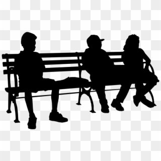 People Sitting At Table Silhouette Transparent & Png - 坐 著 的 人 Clipart