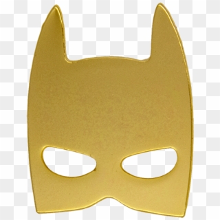 Batman Pin, Gold - Face Mask Clipart