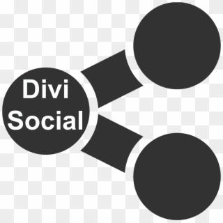 Divi Social Allows You To Add Up To 20 Additional Social - Circle Clipart