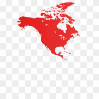 Northamerica - North America Map Shade Clipart