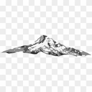 Mount Hood Dan Gerhards - Clipart Mount Everest Png Transparent Png
