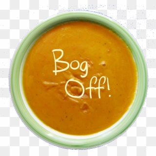 Write A Message On Your Soup - Yellow Curry Clipart