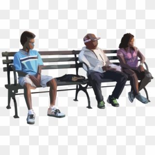 Group Transparent Background Png - Sitting People Photoshop Png Clipart