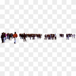 3447 X 1575 78 4 - Crowd Of People Walking Png Clipart
