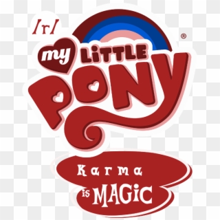 Karma, Logo, Logo Edit, My Little Pony Logo, Reddit, - Graphic Design Clipart