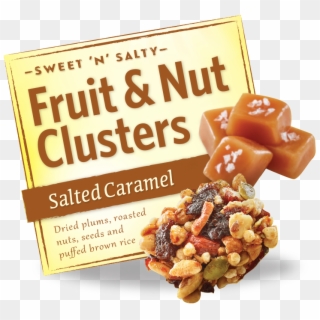Salted Caramel Fruit & Nut Clusters - Dried Fruit Clusters Clipart
