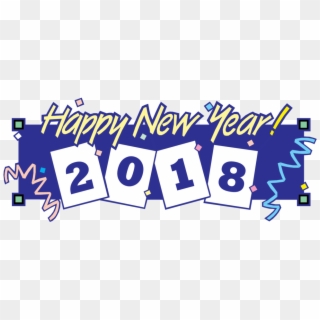 Free Happy New Year Clip Art 2018 - New Year Logos - Png Download