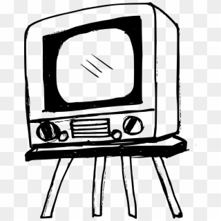 Free Download - Old Television Drawing Clipart