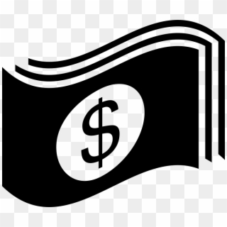 Waving Dollar Bills Comments - Dollar Bill Png Icon Clipart
