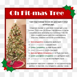 Holiday Challenge - Christmas Workout Clipart