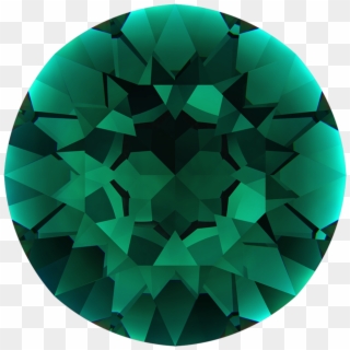 Emerald Stone - Denim Blue Swarovski Crystal Clipart