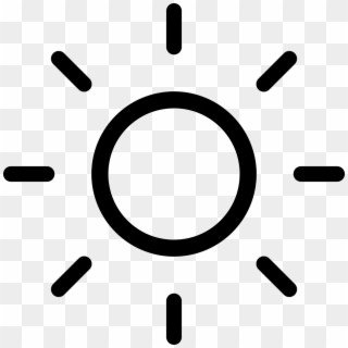 Png File - Brightness Icon Png Clipart