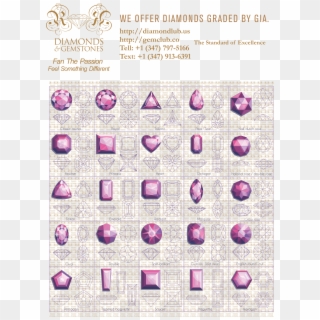 Diamond Shapes Collection Clipart
