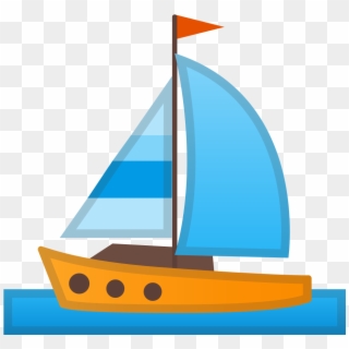 Sailboat Icon - Emoticon Barca Clipart