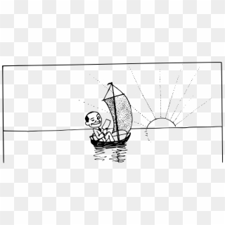 This Free Icons Png Design Of Winking Man In Sailboat Clipart