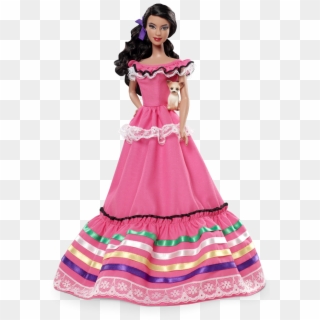 Barbie - Mexican Barbie Doll Clipart