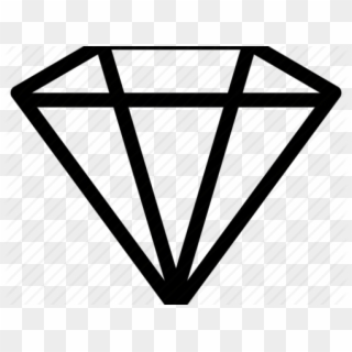 Gems Clipart Diamond Shape - Diamond Drawing - Png Download
