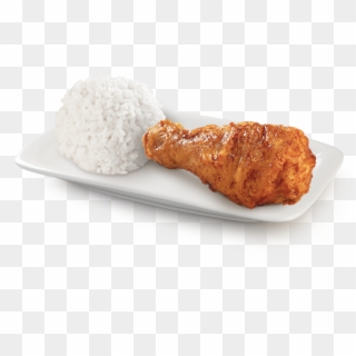Fried Chicken With Rice Png Clipart