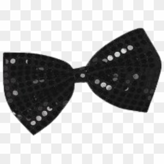 Mq Black Ribbon Bow Decorate Decoration - Moño Negro Clipart